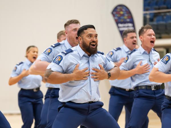 Wing 371 haka.