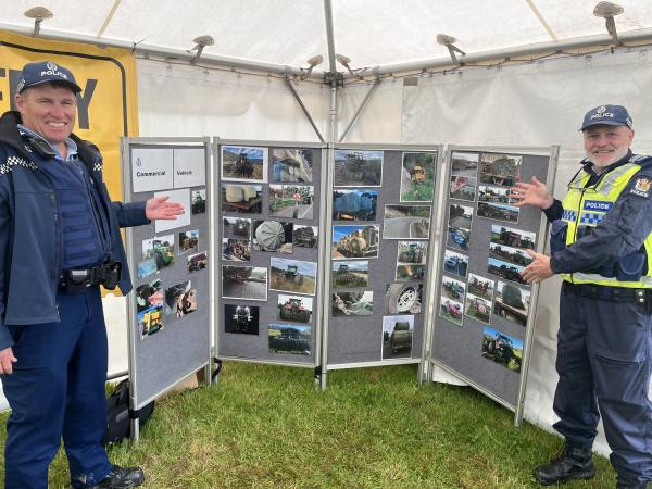The Commercial Vehicle Safety Team had their own stall and plenty of advice for visitors.