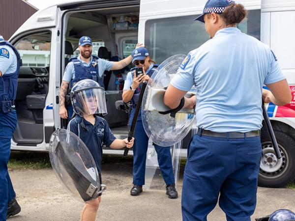 A potential new ACD PSU recruit being put through his paces.