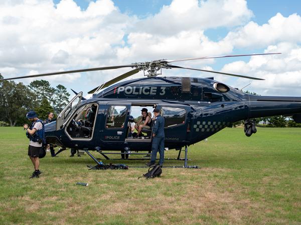 The Eagle helicopter.