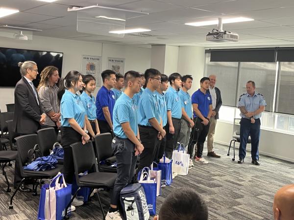 The LION party perform their own cultural waiata.