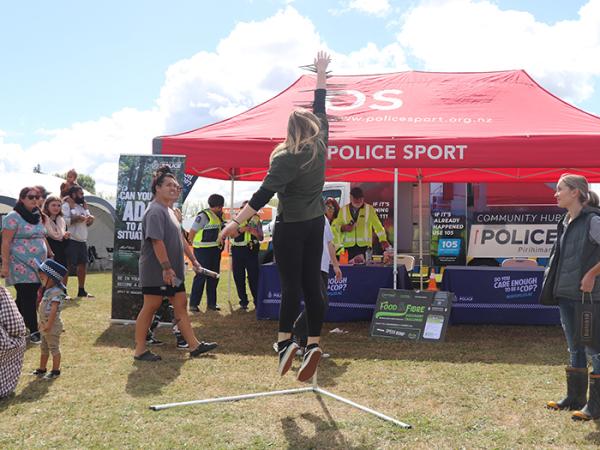 The jump test in action.