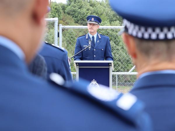 Commissioner Andrew Coster...