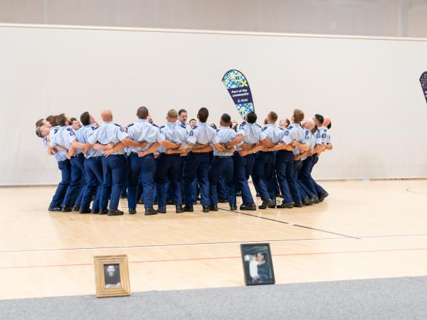 Wing 373 haka.