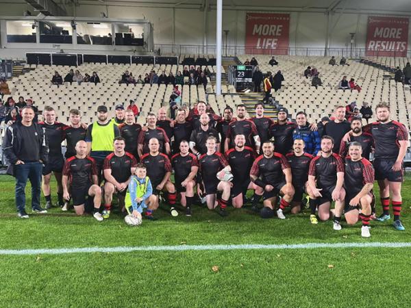 The 2024 Canterbury Police Cavaliers rugby team.