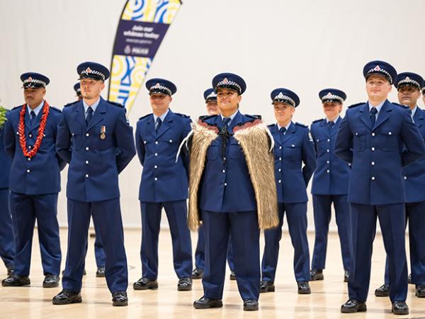 Wing 375 on parade