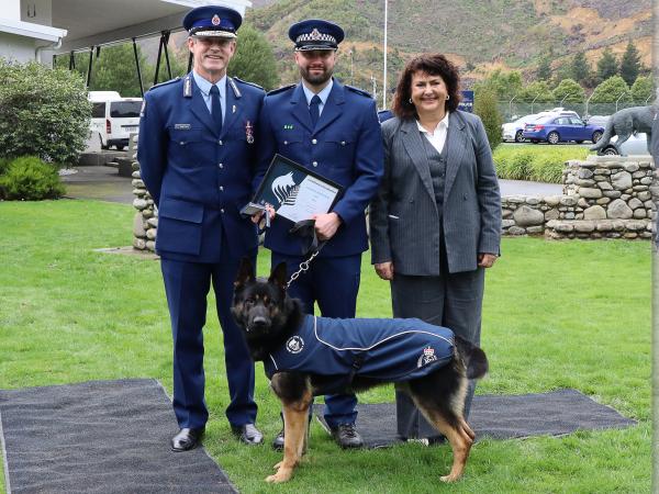 Constable Andrew Lomax, with Aero.