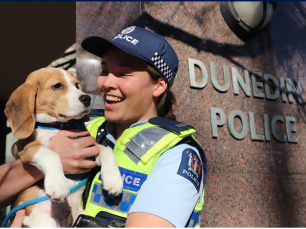 Murphy and Community Constable Emily Tomooka.