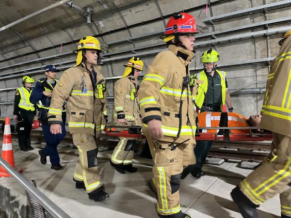 Training with our partners to make our processes more robust and safer for all.