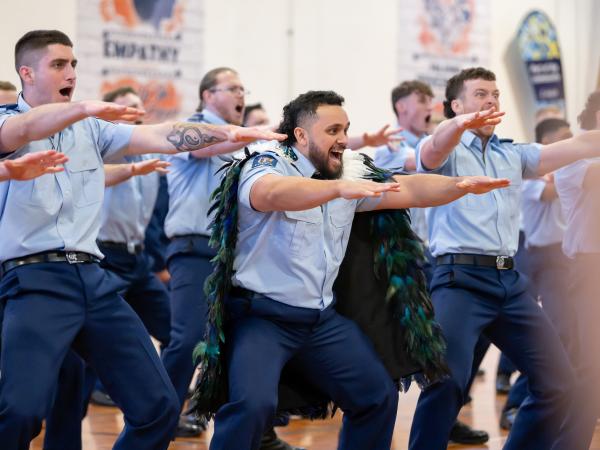The Police haka speaks of Police and communities acting as one.