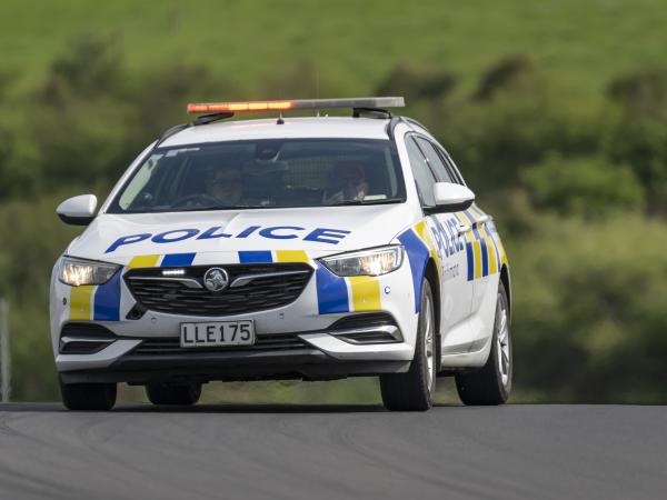 Waikato Constable Kat Payne takes a patient for a lap around Hampton Downs.