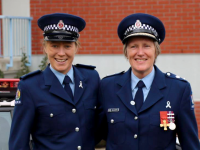 New Constable Laura Jackson with her mother, Superintendent Anna Jackson.