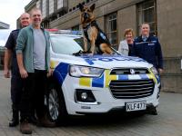 Dog van and team