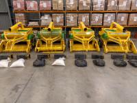 The methamphetamine was found concealed within four wheat thresher machines.