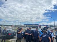 Police monitor procession heading to William Hines' funeral