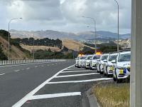 Gang funeral procession - Porirua
