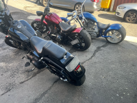 Icing on the cake: Three of the motorcycles impounded during a search warrant