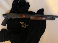 Police located a loaded shotgun at a Oneroa address