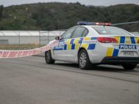 Police Emergency tape with car - 1