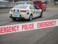 Police Emergency tape with car - 3