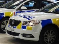Police car in garage 1