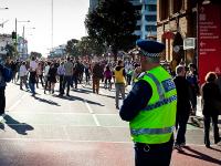 Policing crowd
