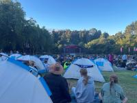 A view from patrolling WOMAD in New Plymouth's Bowl of Brooklands and Brooklands Park.