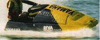1990 yellow/black Yamaha Superjet.  Uniq