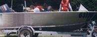2001 4.5 aluminium fishing boat