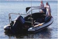 Naiad 5.8m5.8 m Naiad Alloy hulled infla