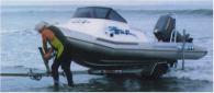 Kiwikraft 4m - 1996 alloy pontoon boat