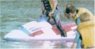 Yamaha Waveraider 1100. White hull and t