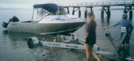 1997 Mclay 585 Fisherman alloy runabout.