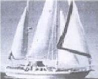 60 ft. Fibreglass ketch rigged motor sai