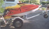 1995 Yamaha Wave Blaster. 700cc. Yellow 