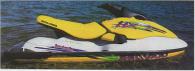 1997 Seadoo HX Bombardier. Yellow and wh