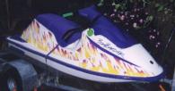 1997 Seadoo 720 SP PWC. White hull with 
