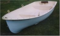 2.4m fibreglass Seagull dinghy