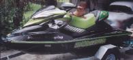 Seadoo 250hp, 1500cc.  Green and black. 
