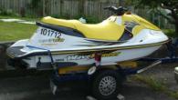 1997 Yamaha Waverunner GP760 PWC.  Yello
