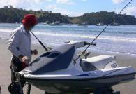 1990 grey Seadoo GTX.  Registration 1009