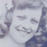 Mona Blades as a bridesmaid